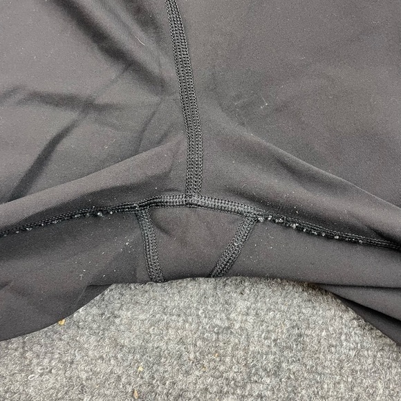 LULULEMON Women’s Black Cropped Mesh sides Leggings Size: 8 - Picture 7 of 11